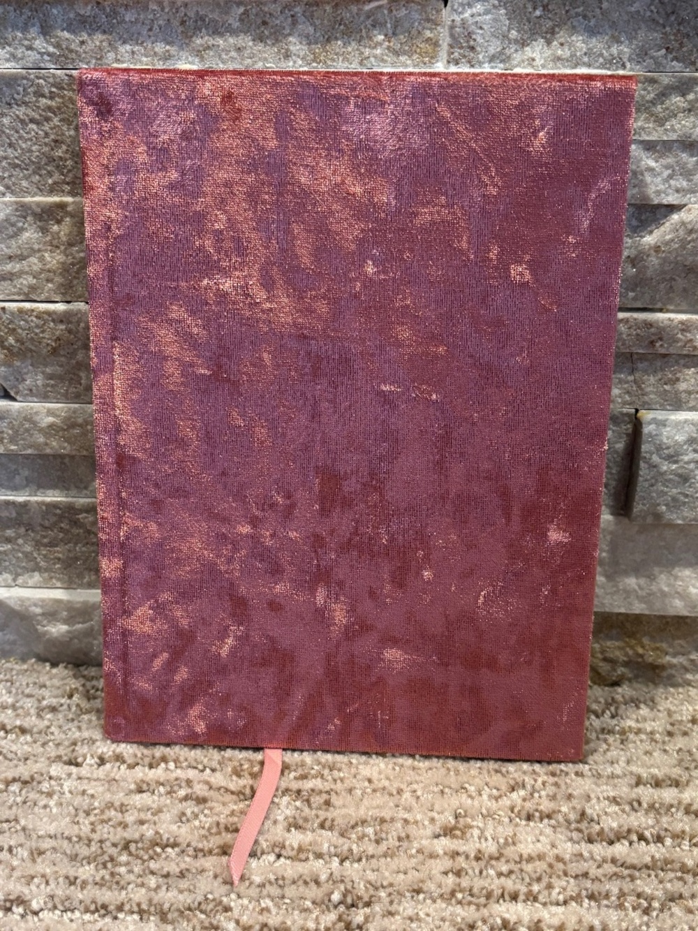 nota Velvet Textured Notebook